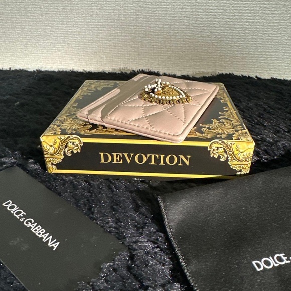Dolce & Gabanna Pink Devotion Card Holder Wallet - Picture 5 of 7